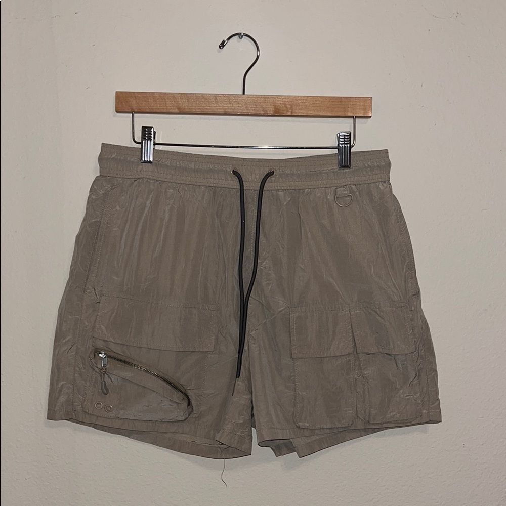 Men's Tan Cargo Shorts